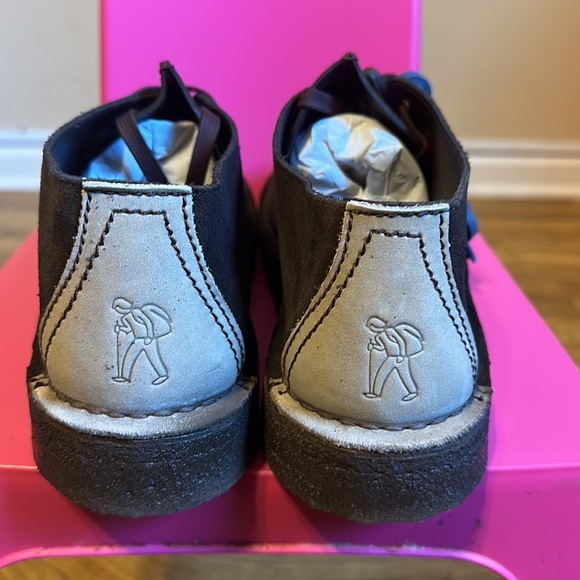 Clarks work shoes; Desert Trek Dark Brown - Picture 2 of 6